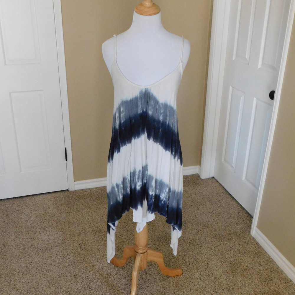Tie Dye Sun Dress/Beach or Swim Cover Up